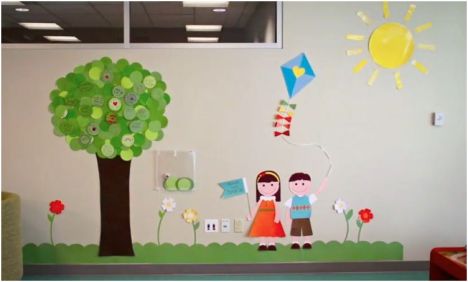 Stampin' Up Wishing Wall Tree at Children's Hospital in SLC