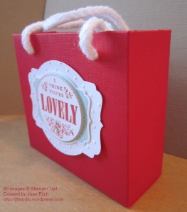 You're Lovely Bag Side View - watermarked