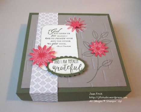 WWC70 - Marsha's Sketch Challenge -Gratitude Card Box Side view - Jean Fitch